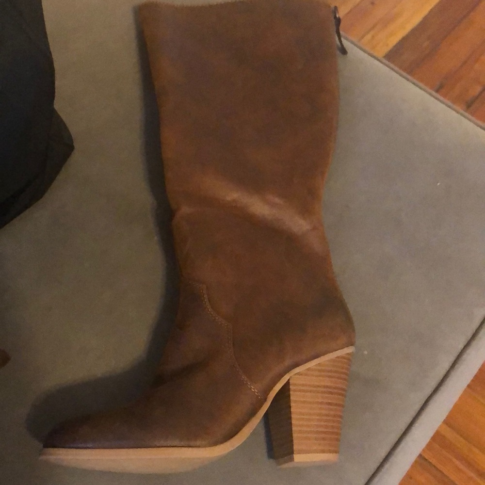 Brown Heeled Boots